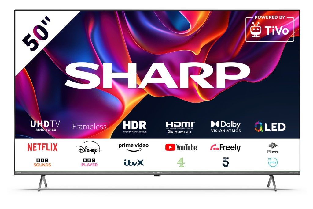 Sharp GM6245K 50in on white background