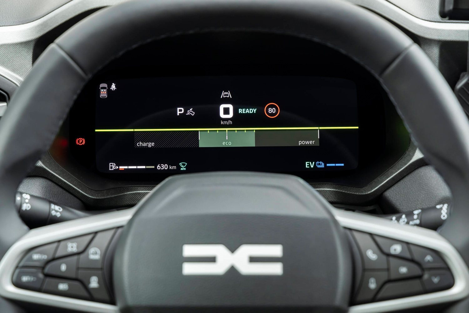 Dacia Bigster Hybrid 155 drive instruments
