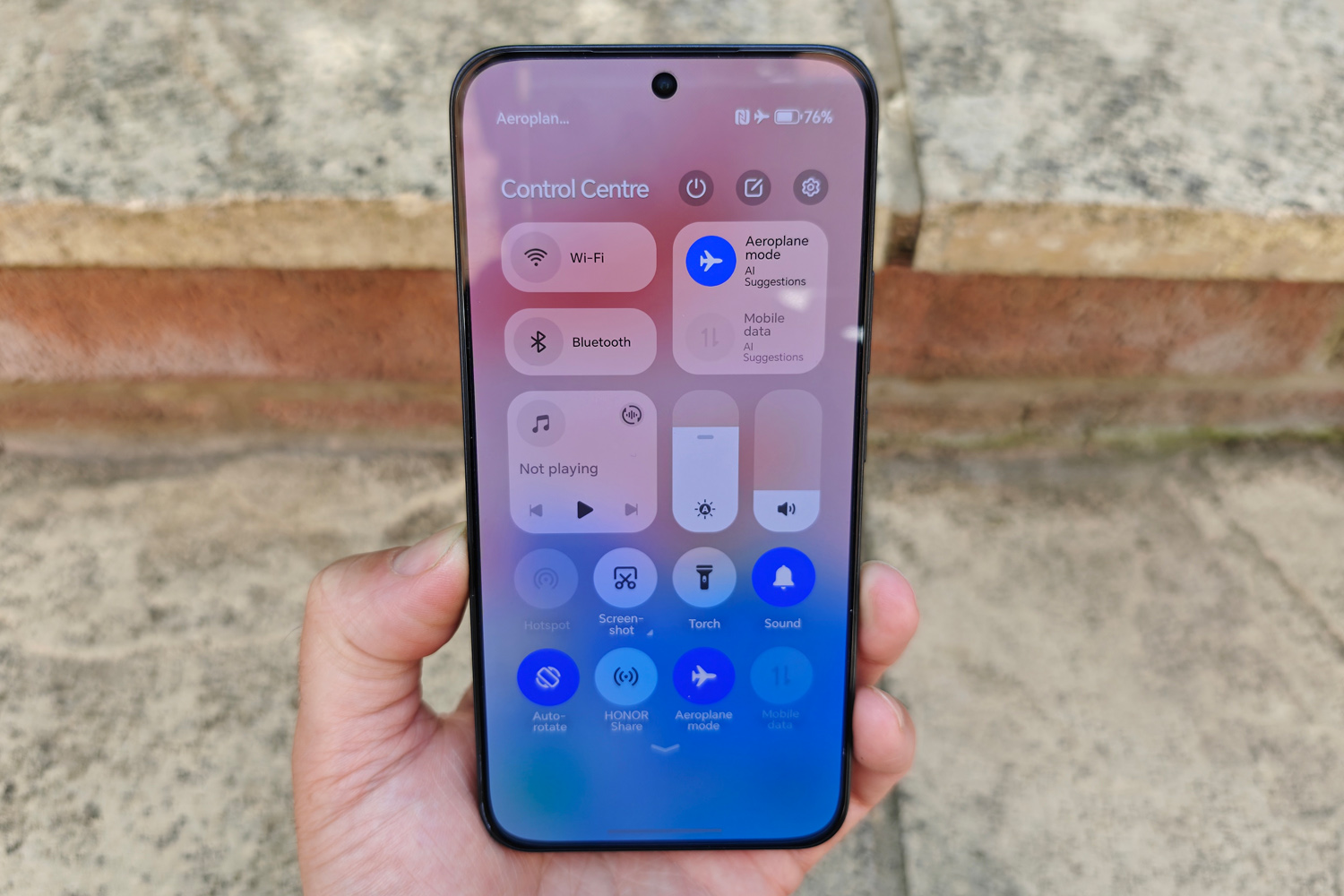 Honor 400 review quick settings