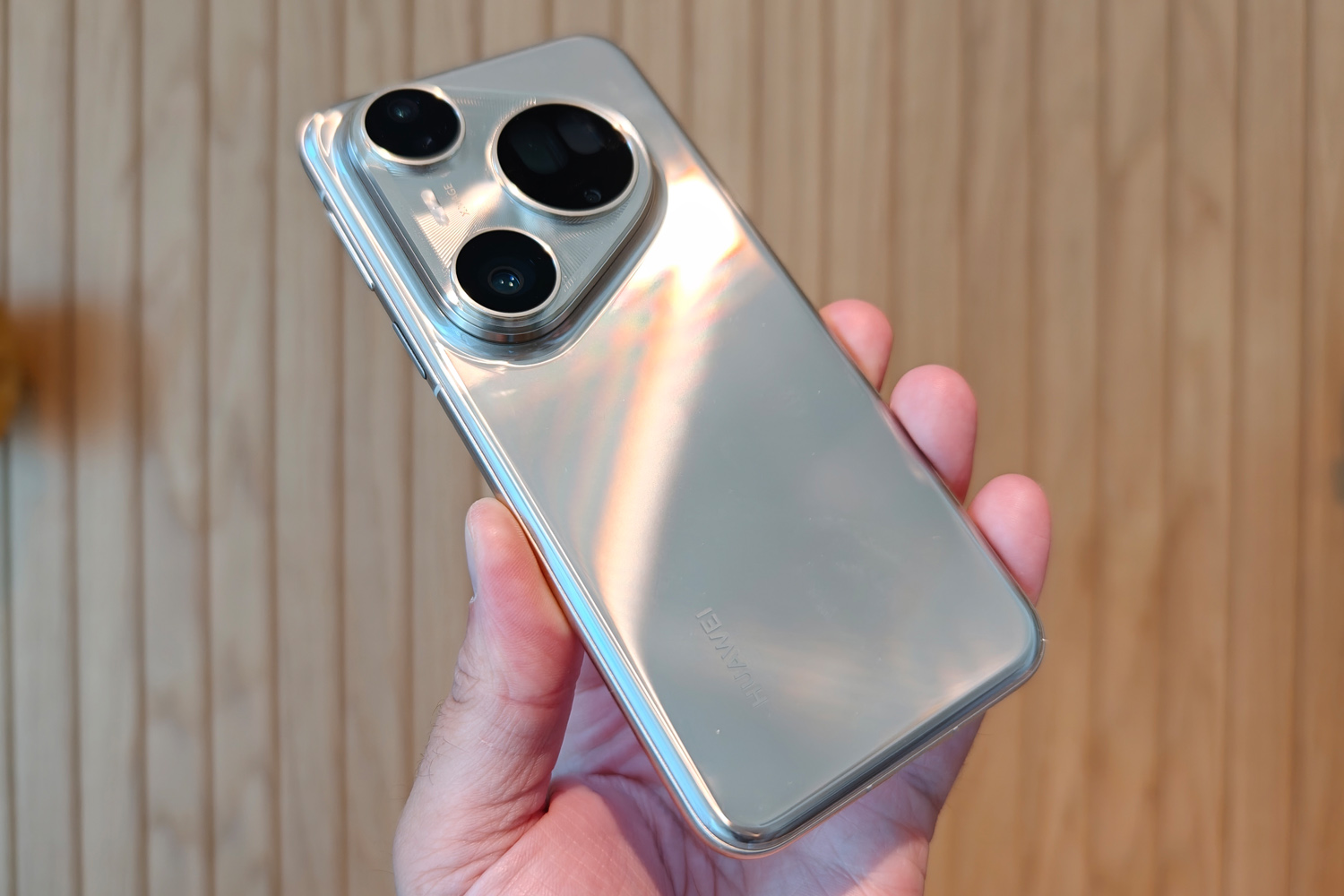 Huawei Pura 80 Ultra review in hand rear