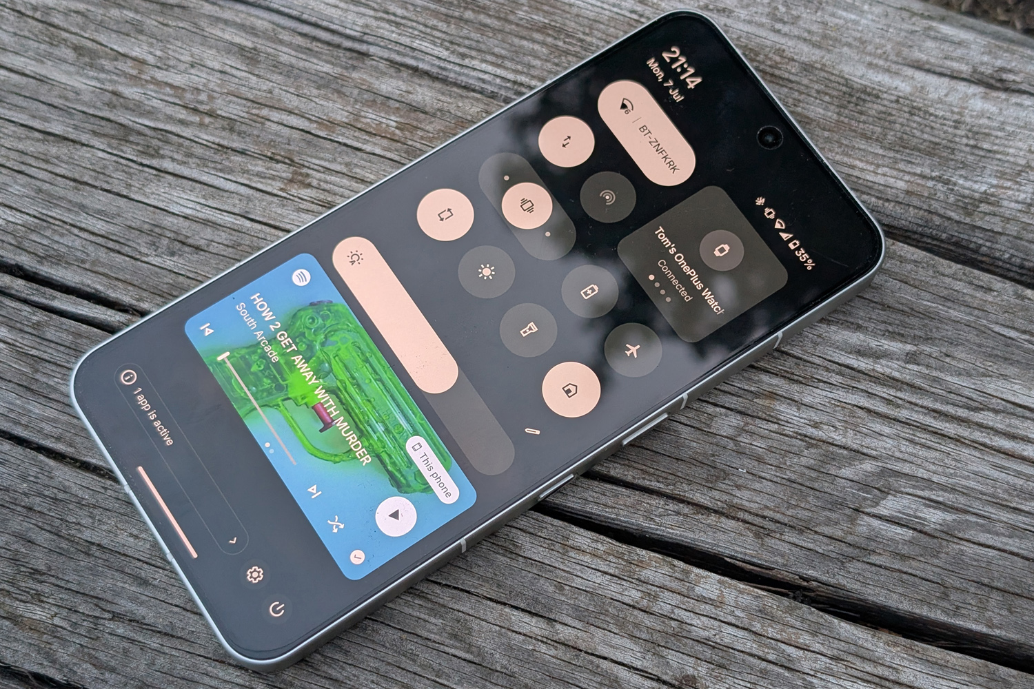 Nothing Phone 3 review quick settings