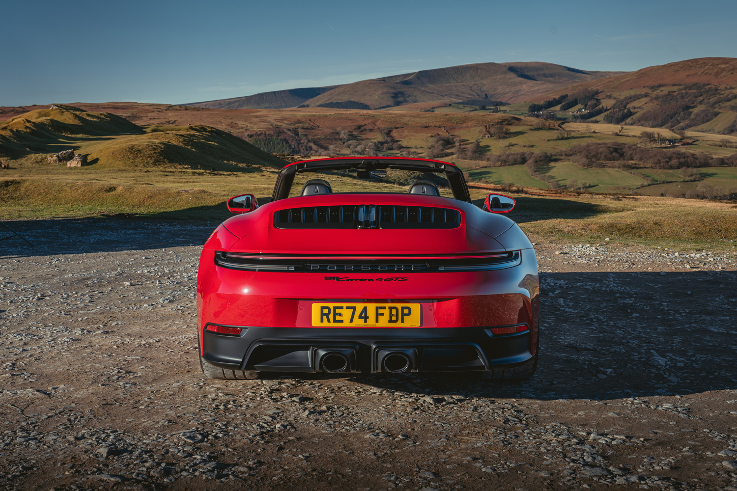 Porsche 911 GTS Cabriolet drive static back