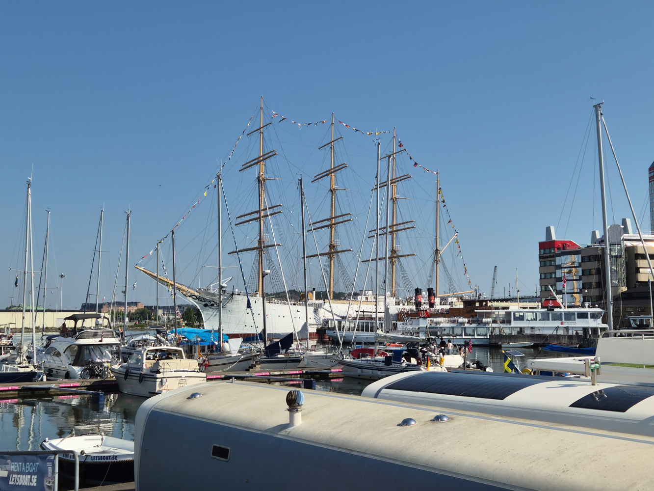 Samsung Galaxy Z Flip 7 camera samples tall ship 2x