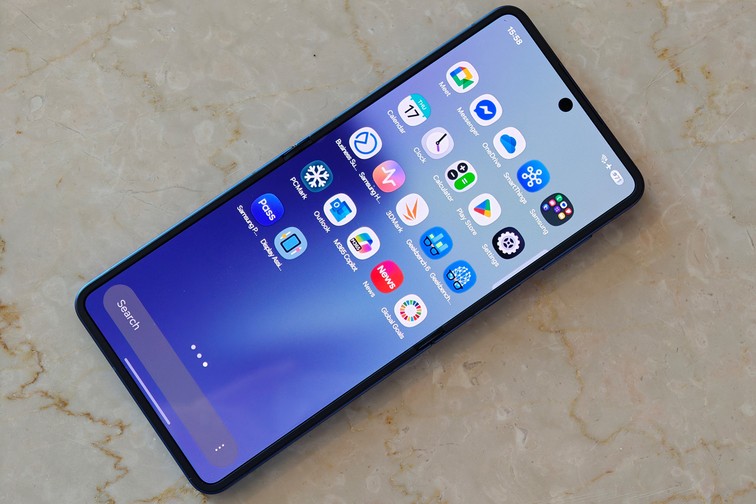 Samsung Galaxy Z Flip 7 review app drawer