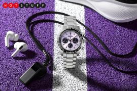 The Seiko Speedtimer has gone purple for the Tokyo World Athletics Championships
