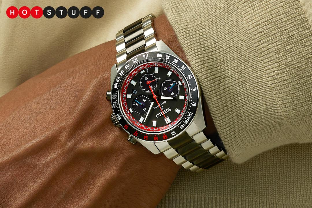 Seiko Speedtimer Maximum Precision chronograph on wrist