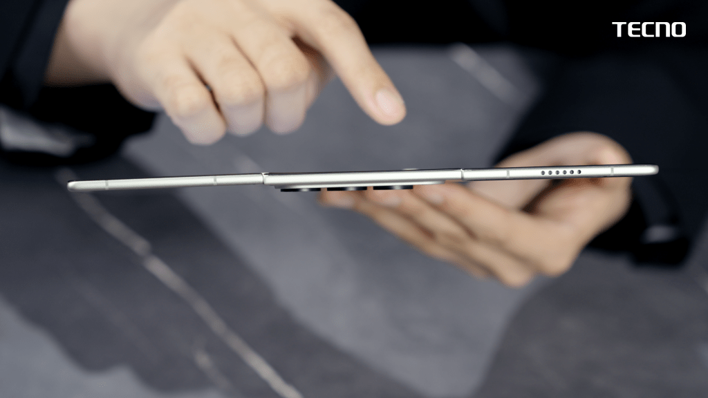 Tecno G-Style tri-fold while