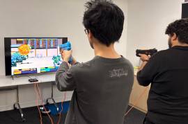 I got hands on with G’AIM’E Plug & Play, an AI-powered light gun that lets me play Time Crisis on the TV again