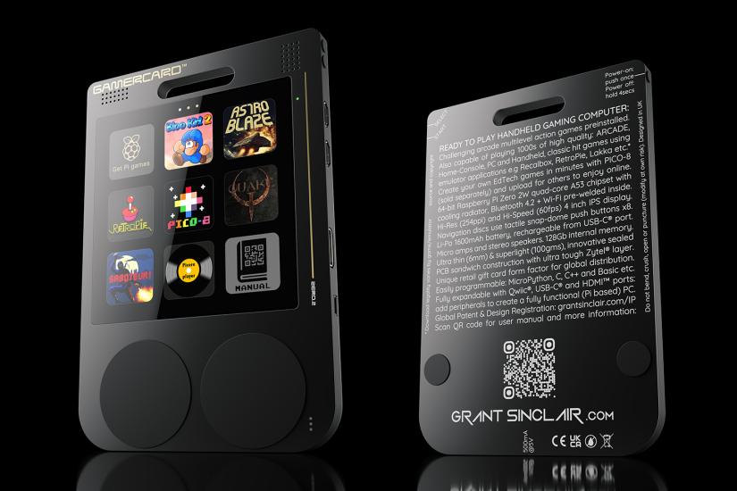 I hope another Sinclair can ignite a gaming revolution with the Pi-powered GamerCard