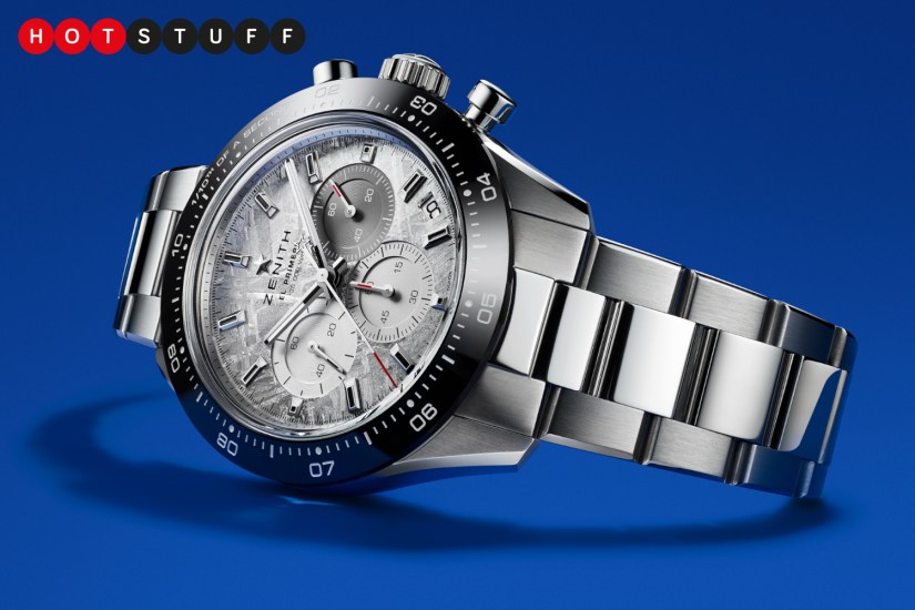 This Zenith Chronomaster Sport’s dial is billions of years old