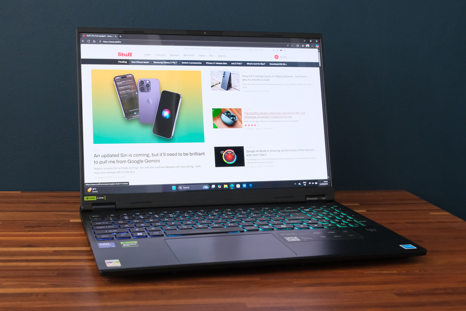 Acer Predator Helios Neo 16S AI review Stuff website