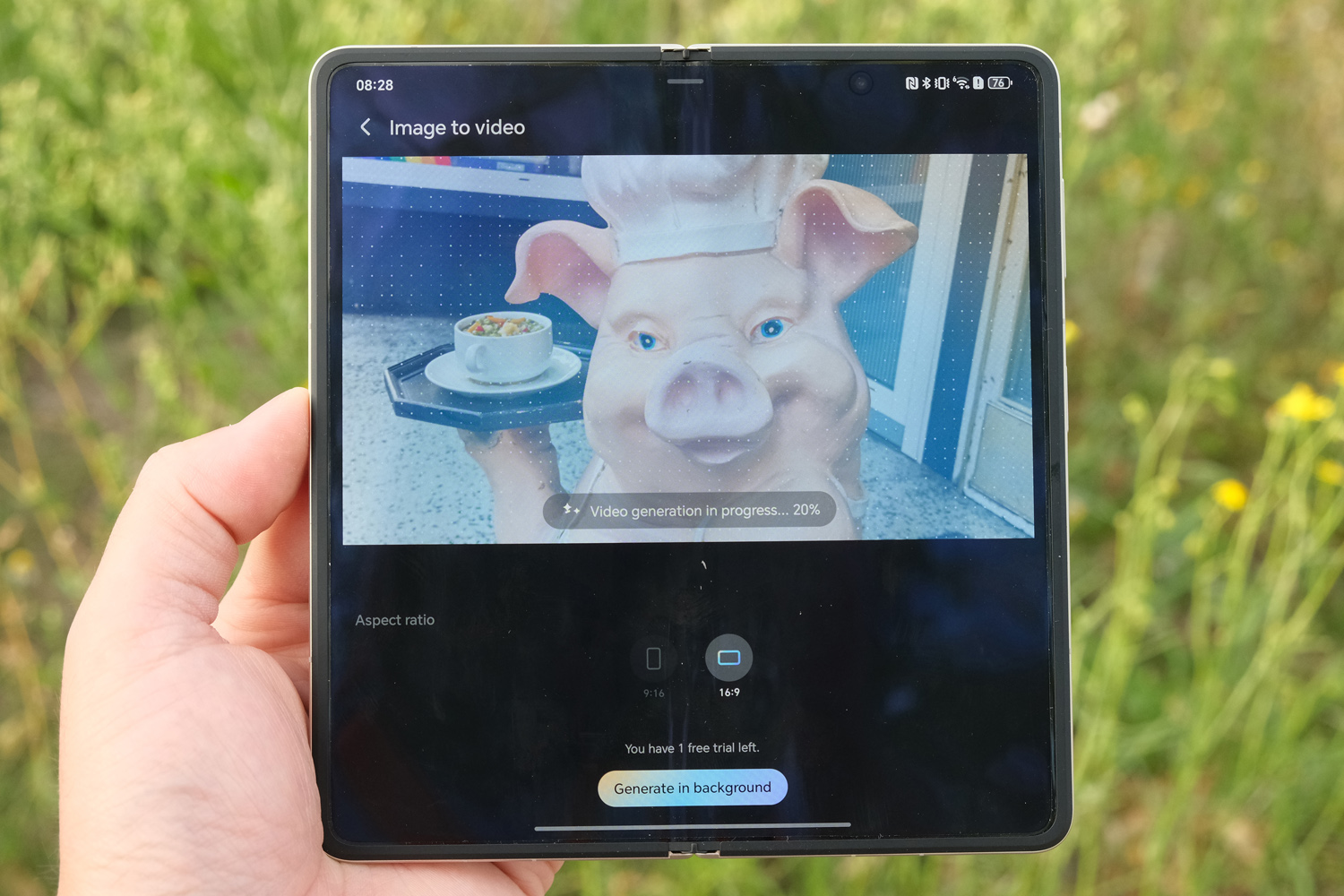 Honor Magic V5 review image to video