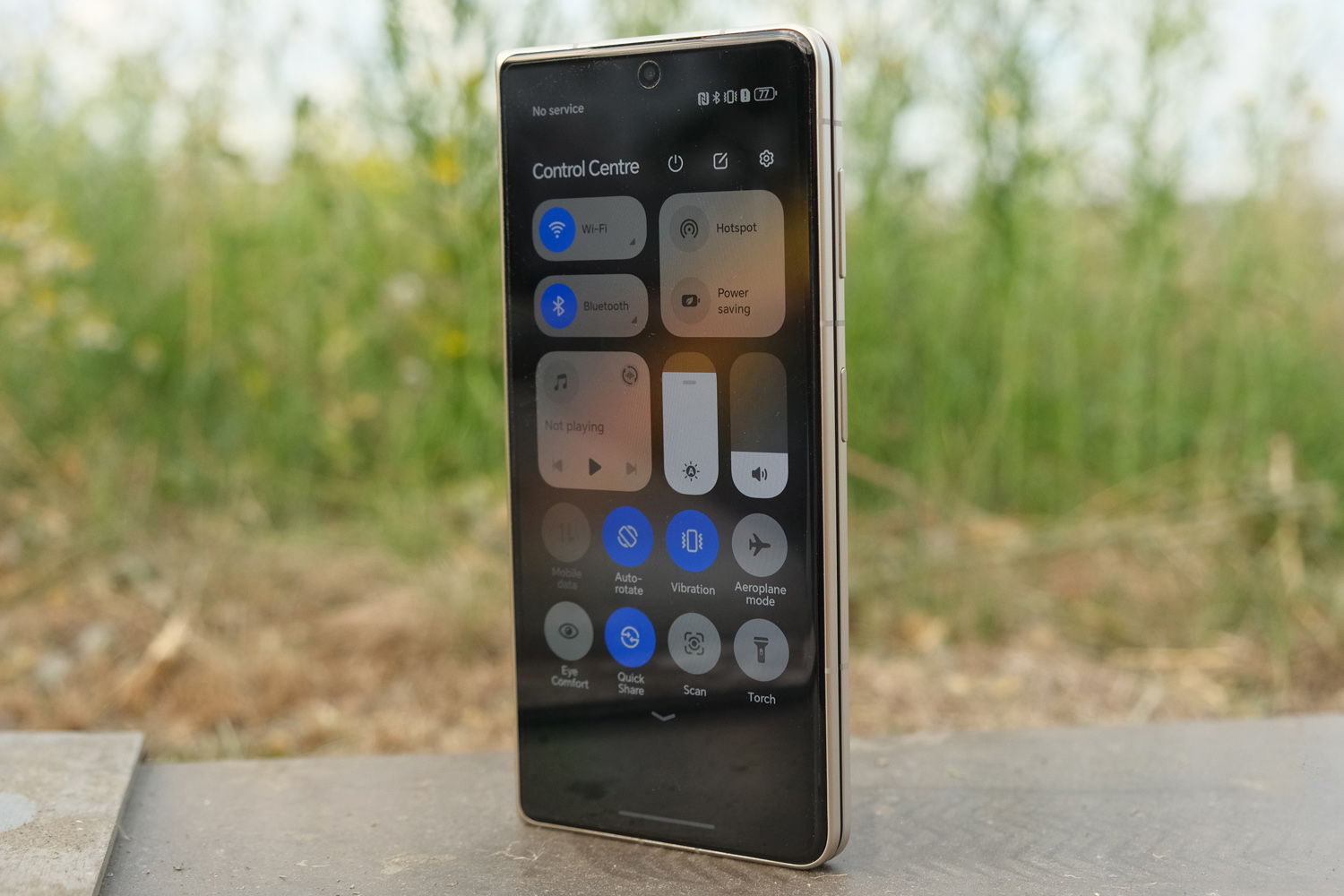 Honor Magic V5 review quick settings