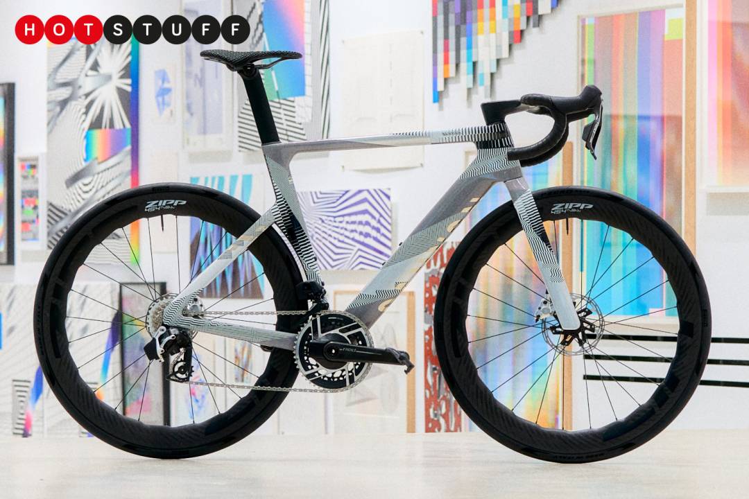 Personalised Canyon bike in art gallery
