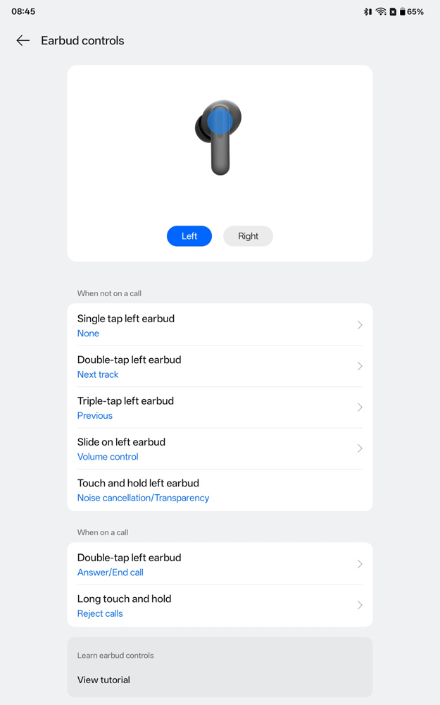 OnePlus Buds 4 review app controls