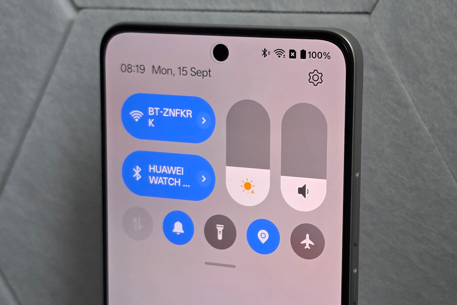 OnePlus Nord CE5 review quick settings