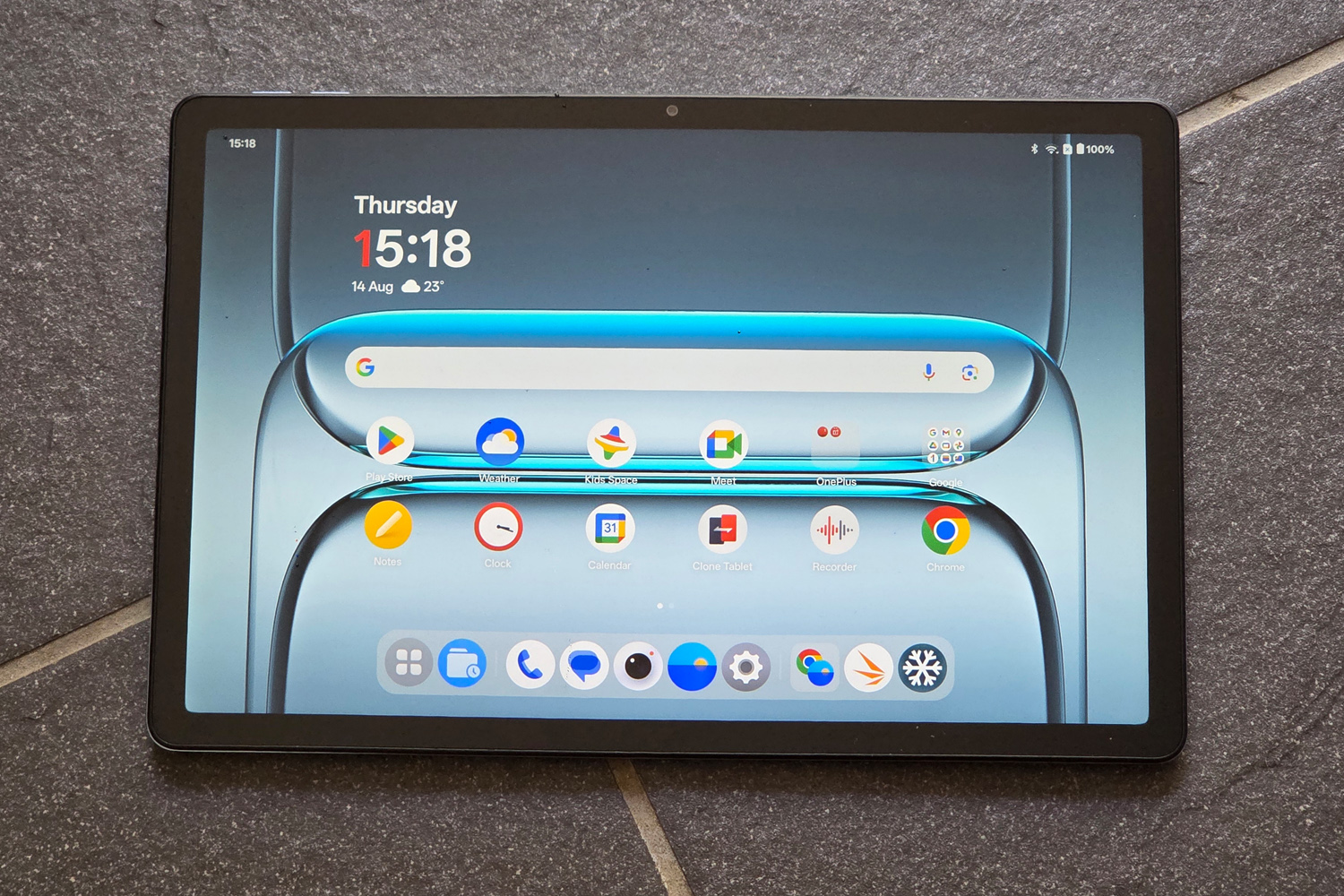 OnePlus Pad Lite review homescreen