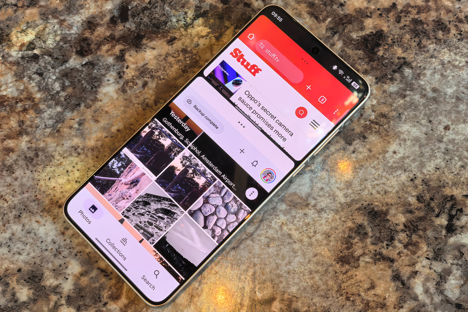Oppo Find X8 Ultra split view