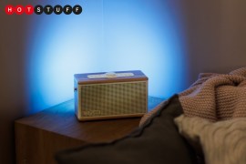 This eye-catching Bluetooth speaker adds a light show to your playlists