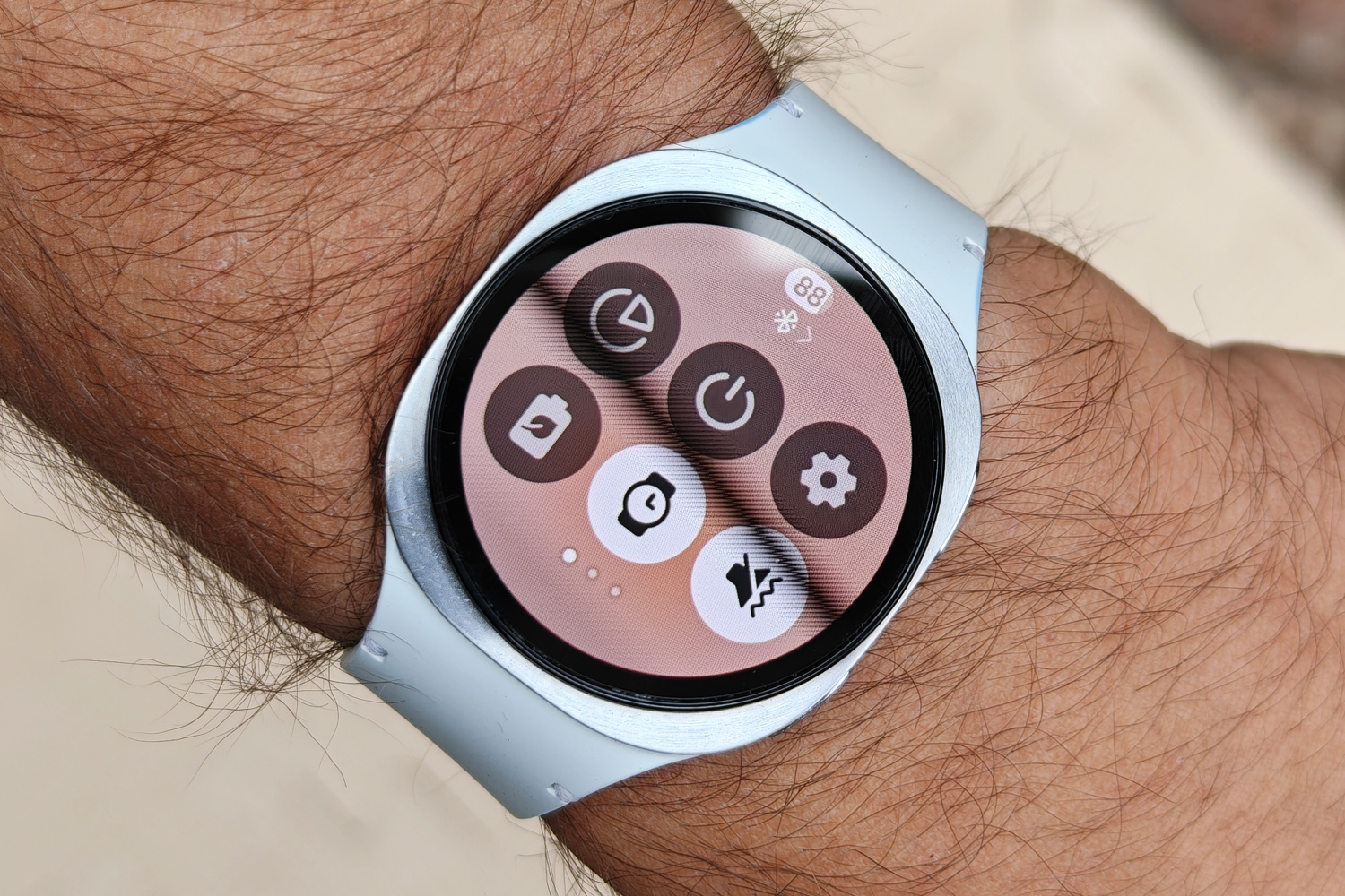 Samsung Galaxy Watch 8 review quick settings