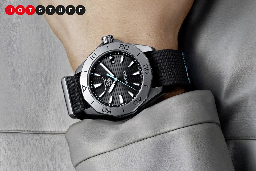 TAG Heuer Aquaracer on wrist