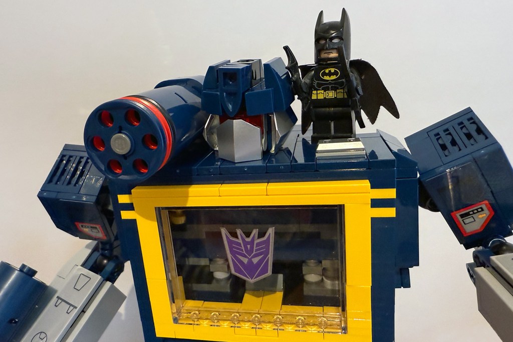 Lego Soundwave and Lego Batman