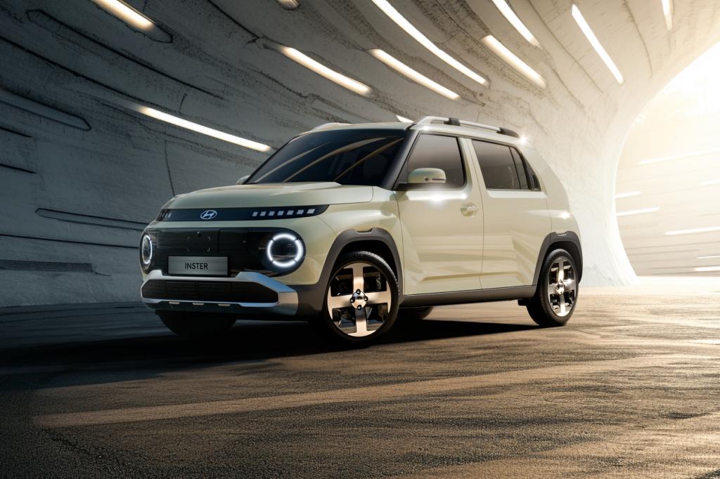 Hyundai Inster on road