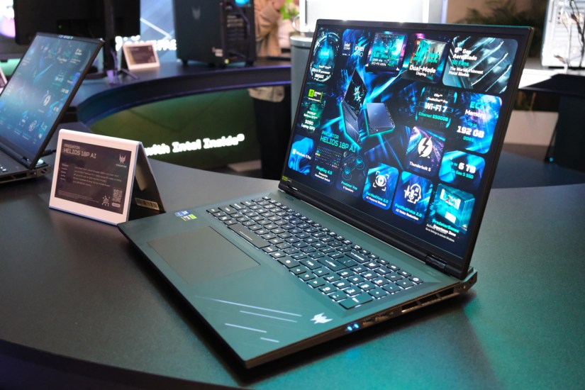 Acer’s Predator Helios 18P is a gaming laptop with AI ambitions
