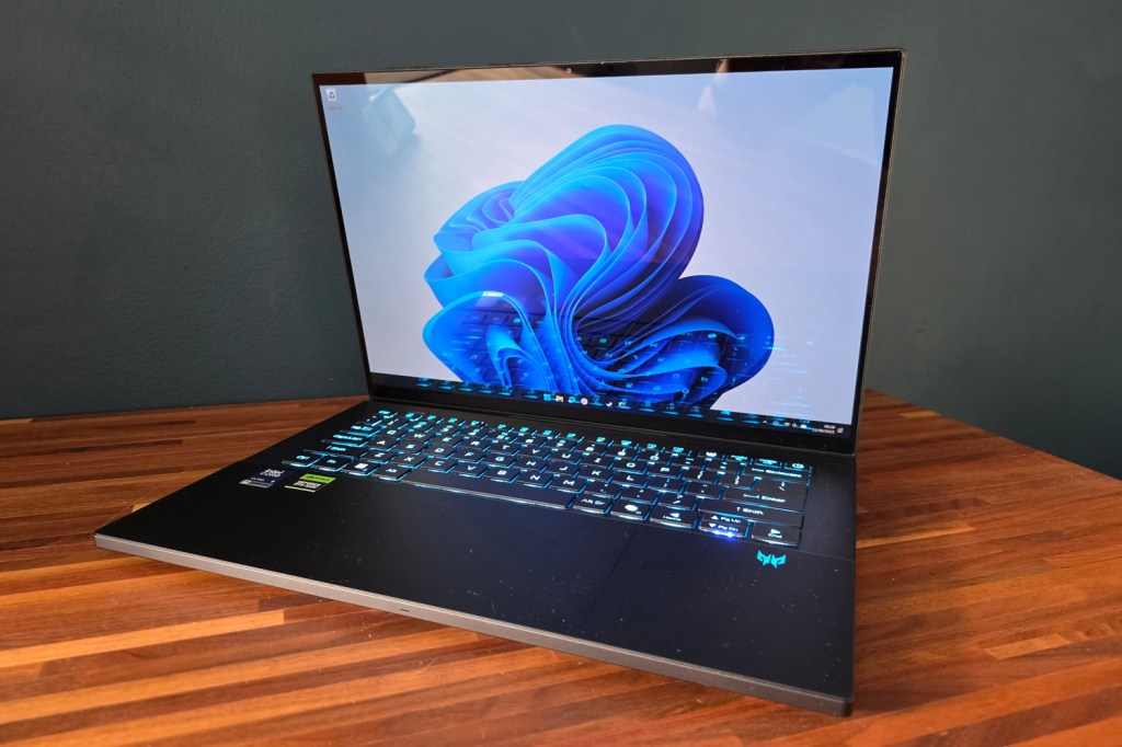Acer Predator Triton 14 AI review Windows desktop