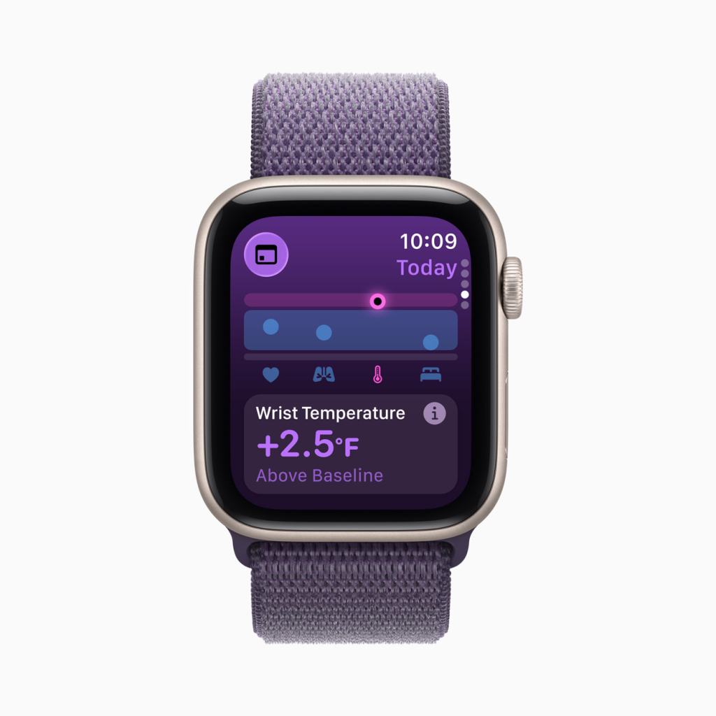 Wrist Temperature on Apple Watch SE 3