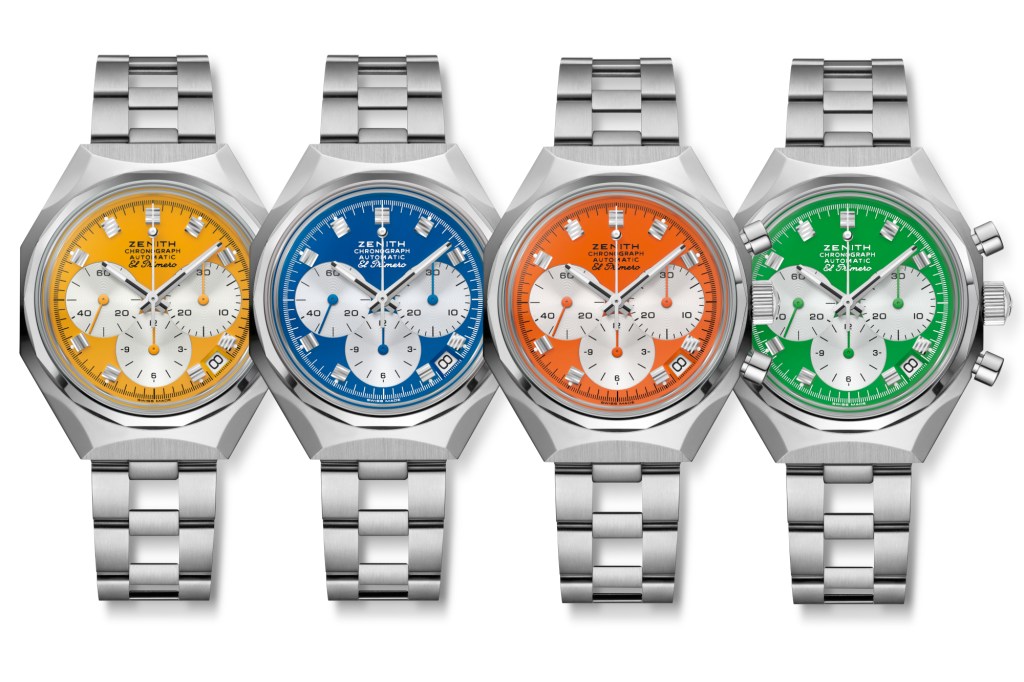Zenith Defy Revival Chrono USM colour options