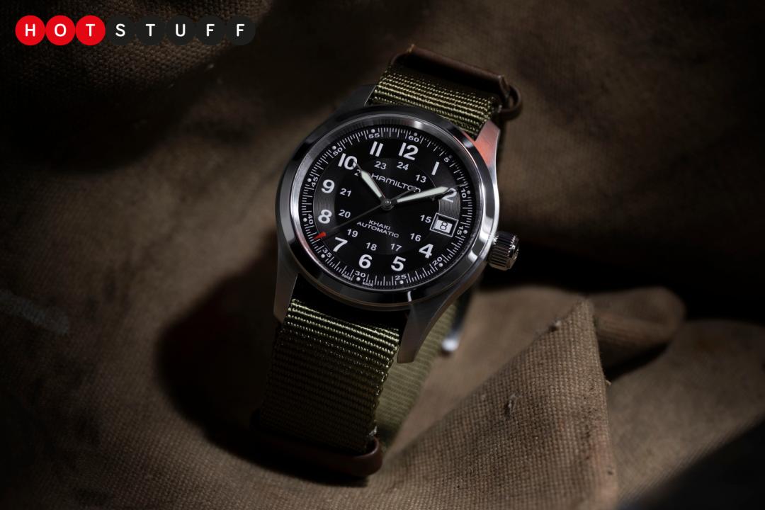 Hamilton Call of Duty watch on canvas