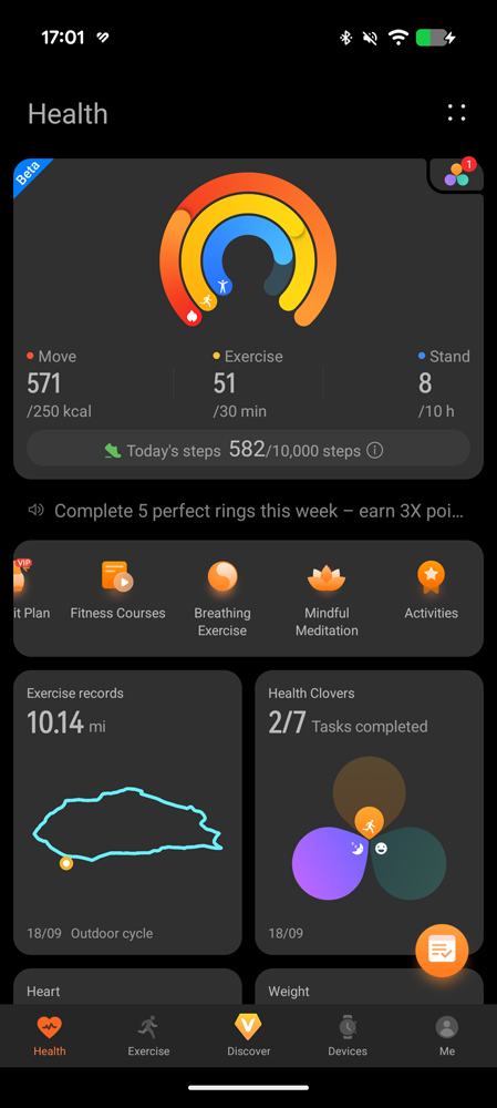 Huawei Watch GT 6 Pro reviw app activity