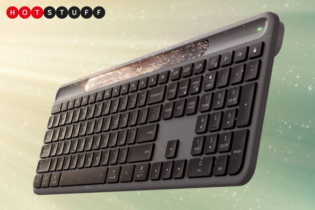 I’m never plugging my keyboard in again with Logitech’s smart new solar-powered ‘board on my desk