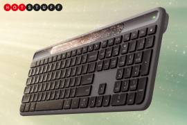 I’m never plugging my keyboard in again with Logitech’s smart new solar-powered ‘board on my desk