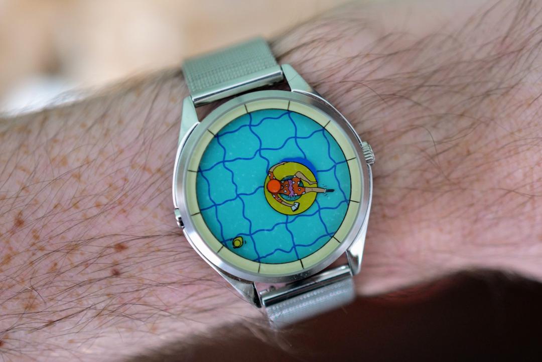 Mr Jones A Perfectly Useless Afternoon watch on wrist