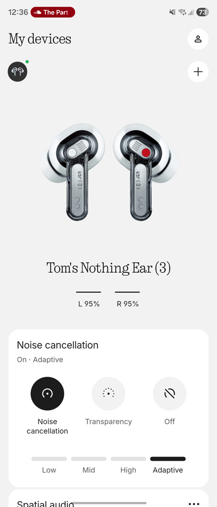 Nothing Ear 3 review app home