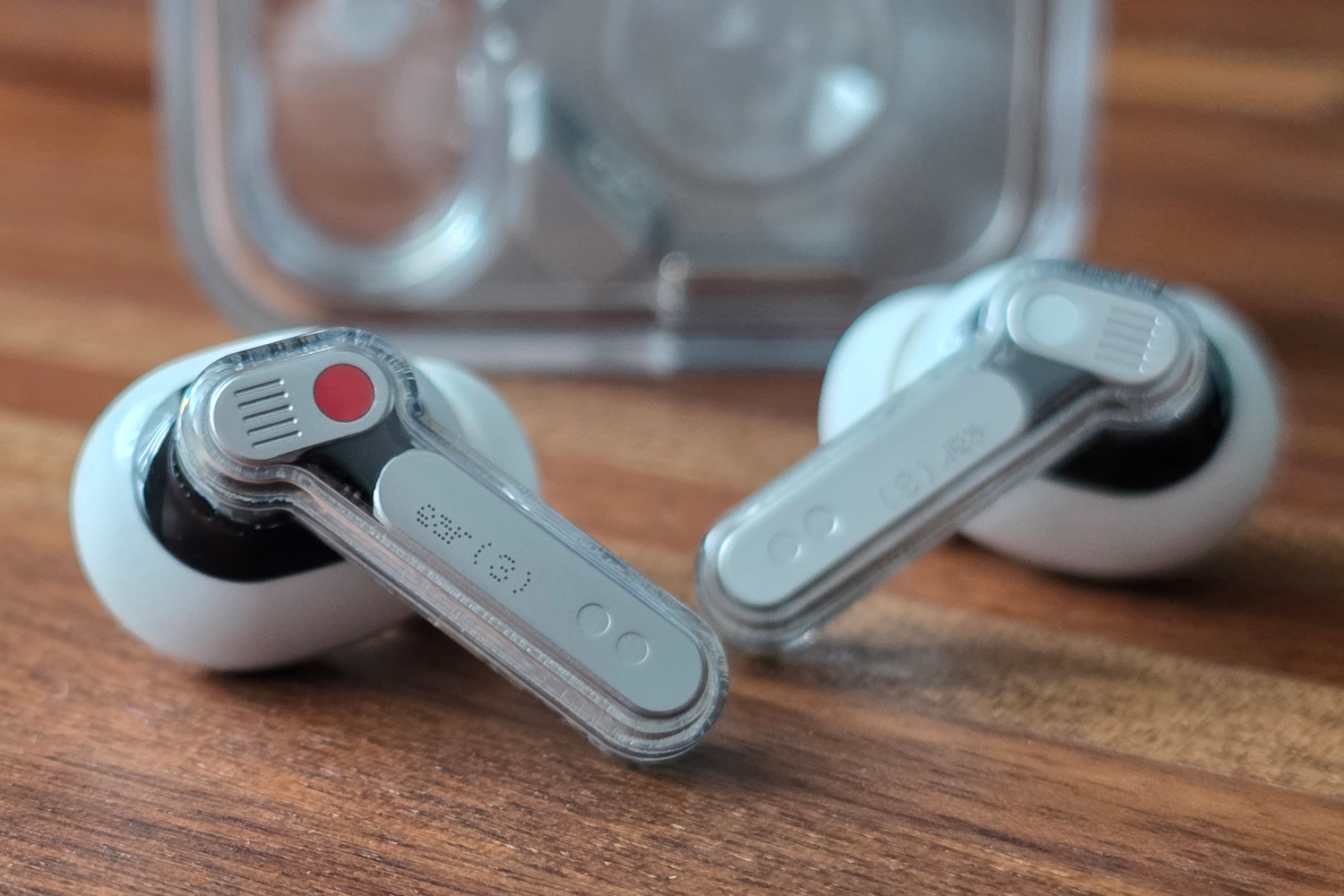 Nothing Ear 3 review buds close up
