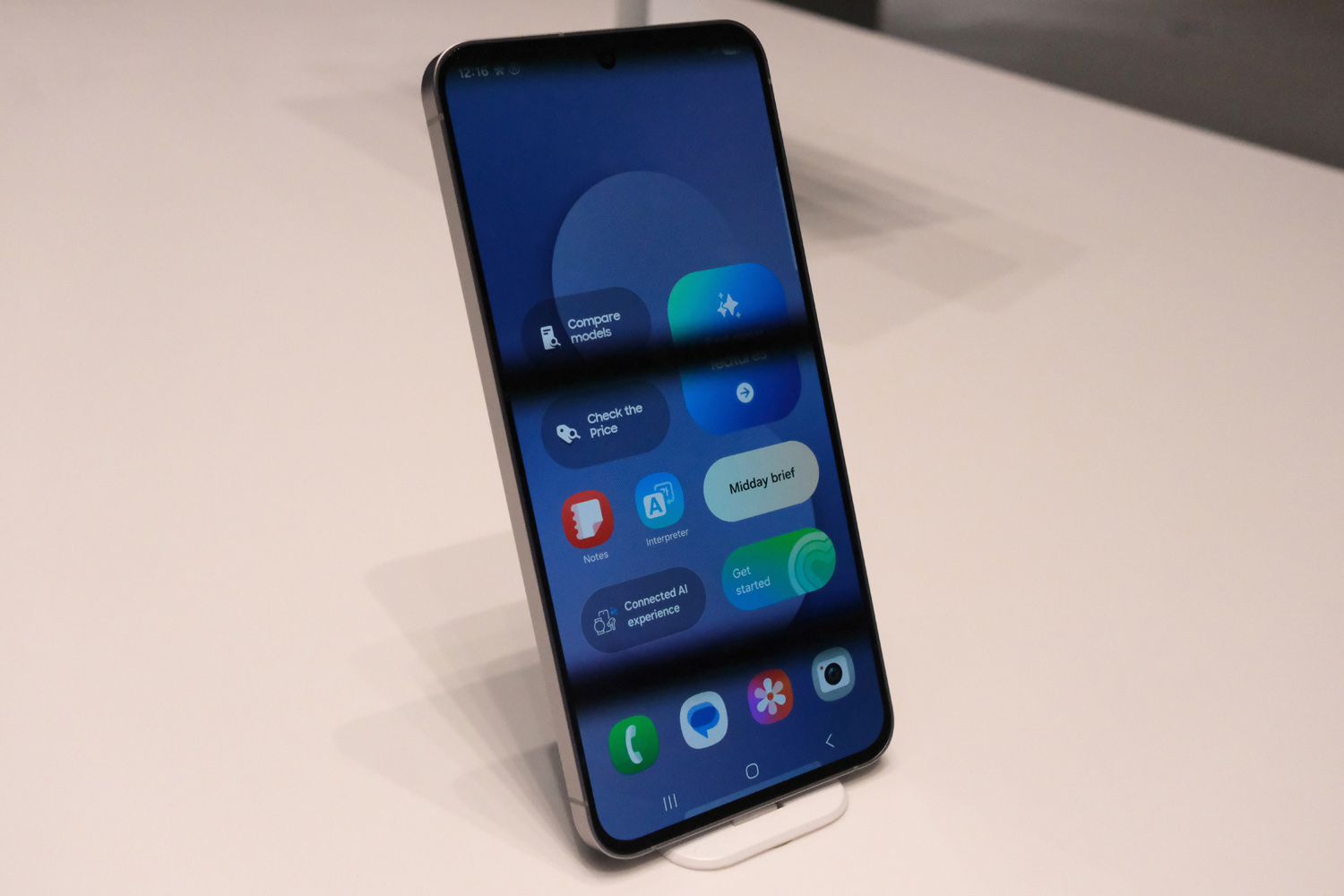Samsung Galaxy S25 FE IFA 2025 homescreen