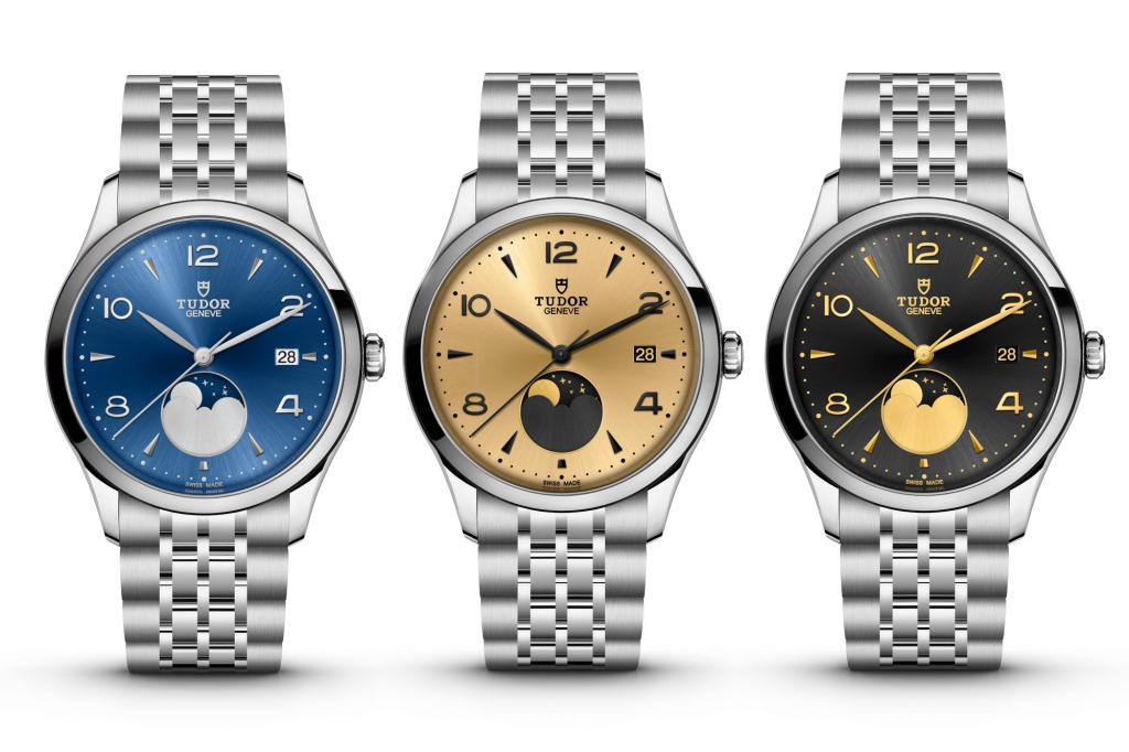 Three Tudor 1926 Luna models on white background