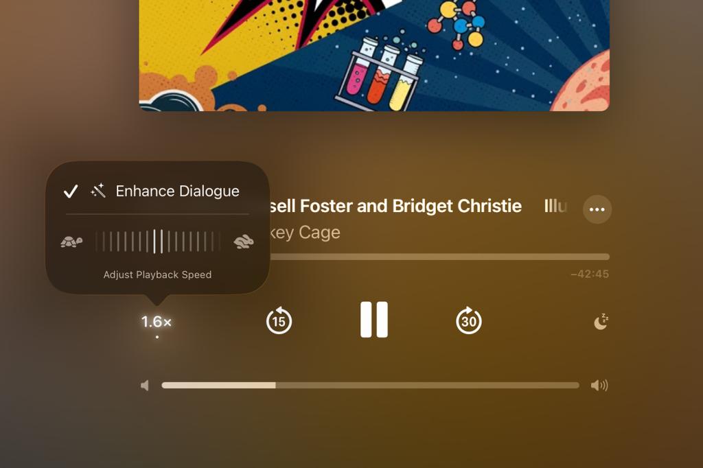 iPadOS 26 Podcasts