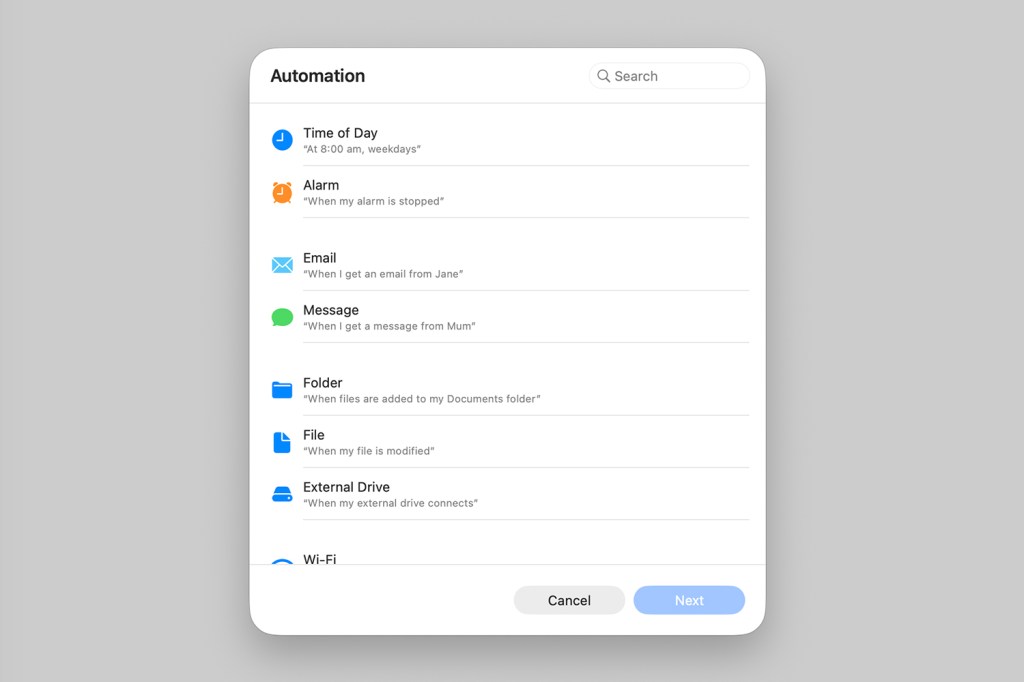 macOS 26 automation