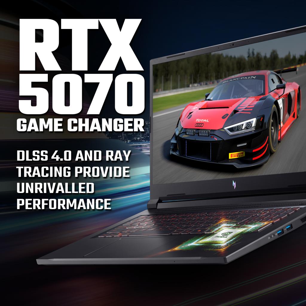 Acer Helios laptop with RTX 5070