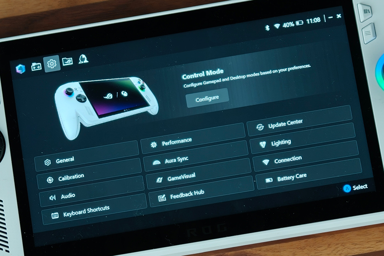 Asus Xbox ROG Ally review armory crate software