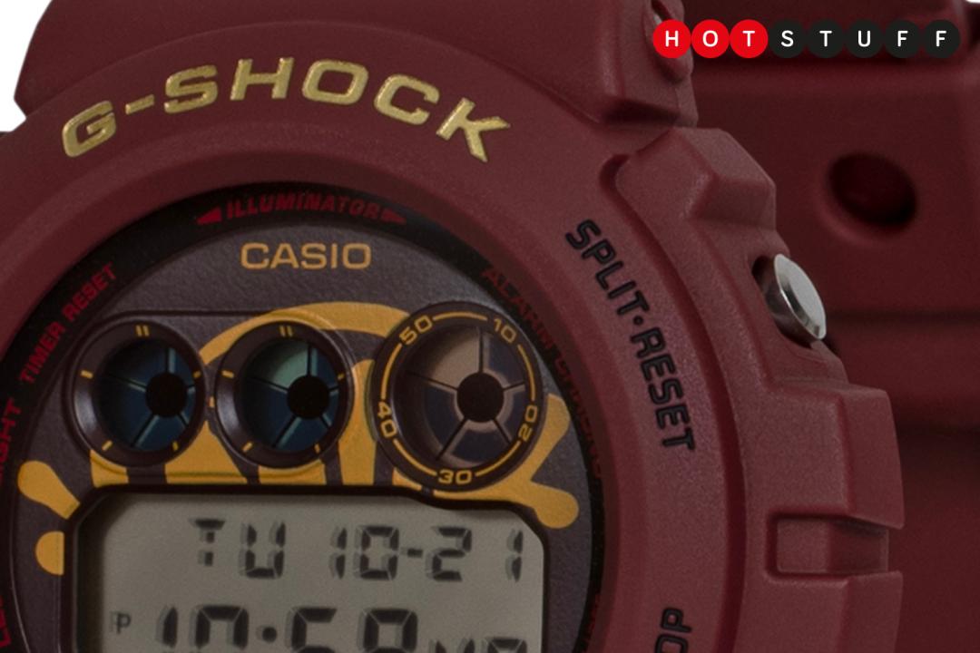G-Shock x Syna dial close up