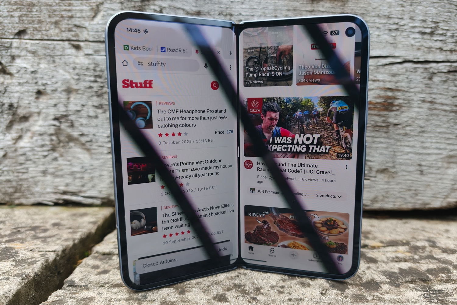 Google Pixel 10 Pro Fold review split view