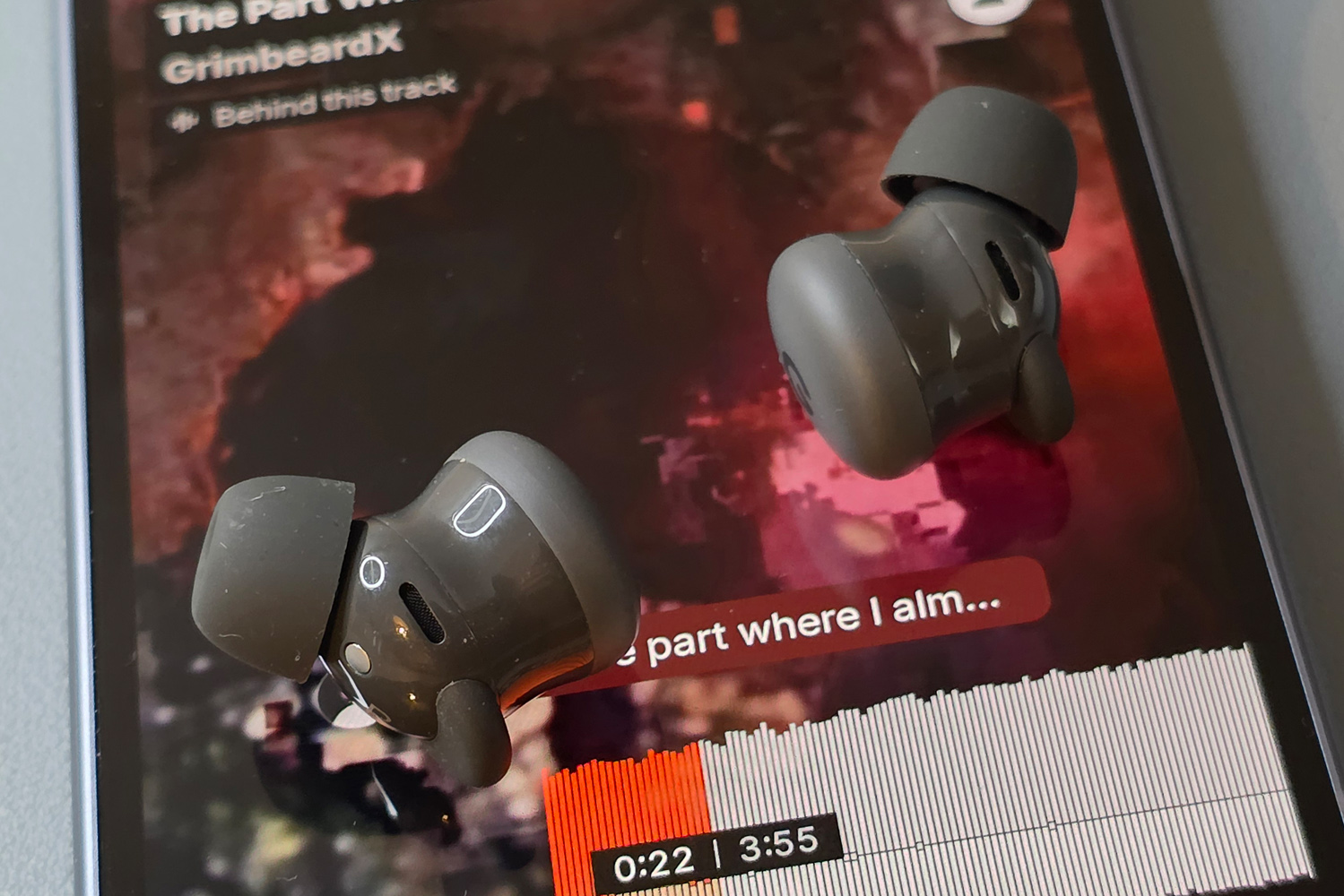 Google Pixel Buds 2a review listening 1