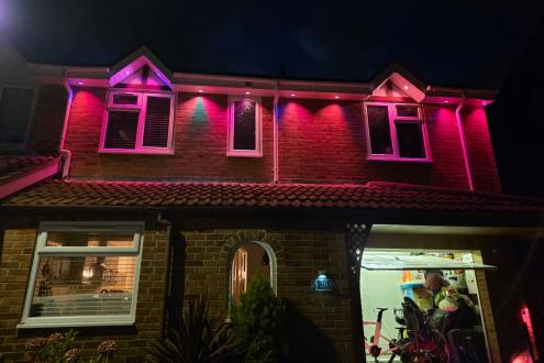 Govee’s Permanent Outdoor Lights Prism have made my house holiday-ready all year round