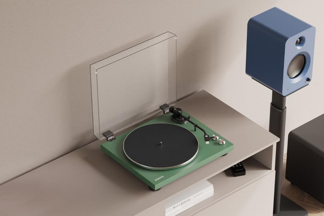 Kanto Obi3 turntable in green