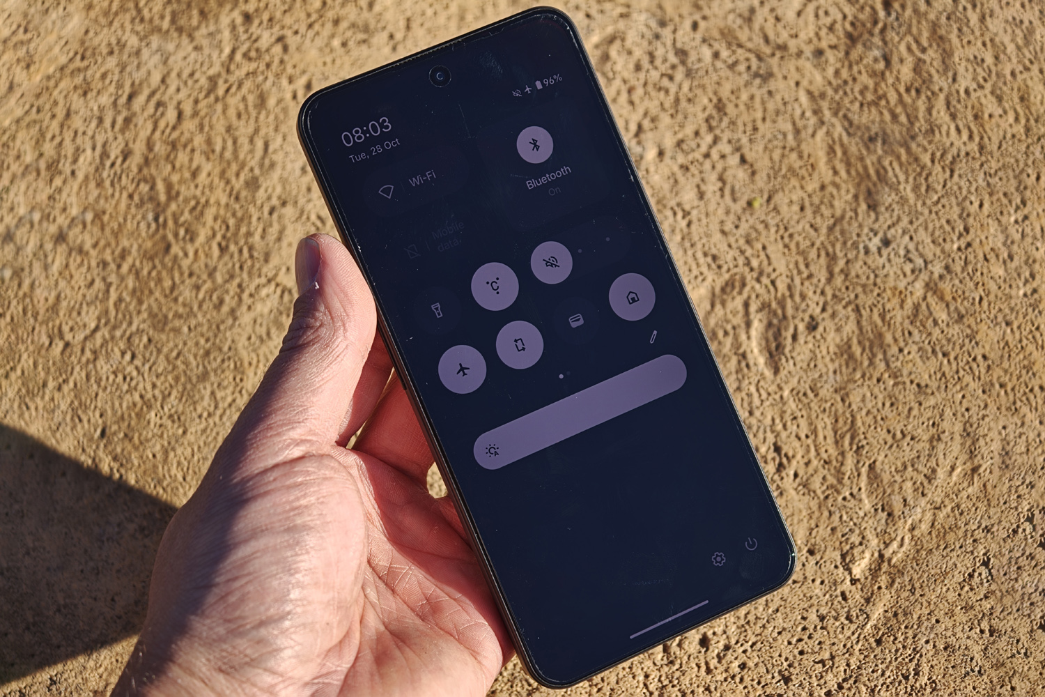 Nothing Phone 3a Lite review quick settings